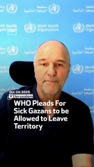 WHO Pleads For Sick Gazans to be Allowed to Leave Territory