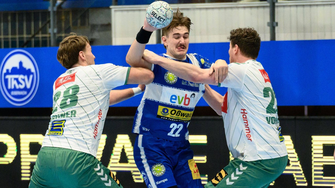 Heinevetter Rückhalt des ThSV Eisenach gegen GWD Minden