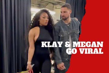 Klay Thompson and Megan Thee Stallion go viral after first Mavericks game together