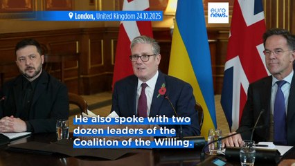 Ukraine's president urges US to expand sanctions on Russia to force it to peace talks