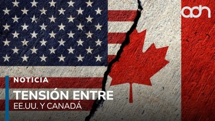 Tensión comercial, el presidente de EE.UU. Donald Trump rompe relaciones con Canadá.