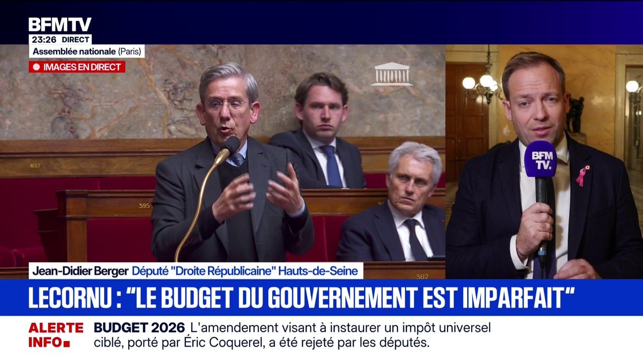 Budget 2026: "Notre seule boussole, c'est de protéger les Français", assure Jean-Didier Berger (député "Droite Républicaine")