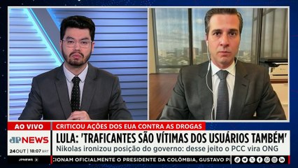 Beraldo critica declaração de Lula sobre traficantes: “Capaz de grandes barbaridades”