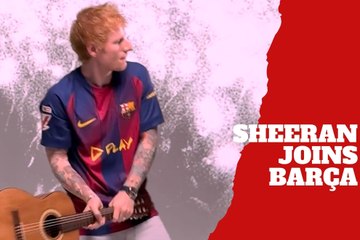 Ed Sheeran joins FC Barcelona just in time for another exciting Clasico