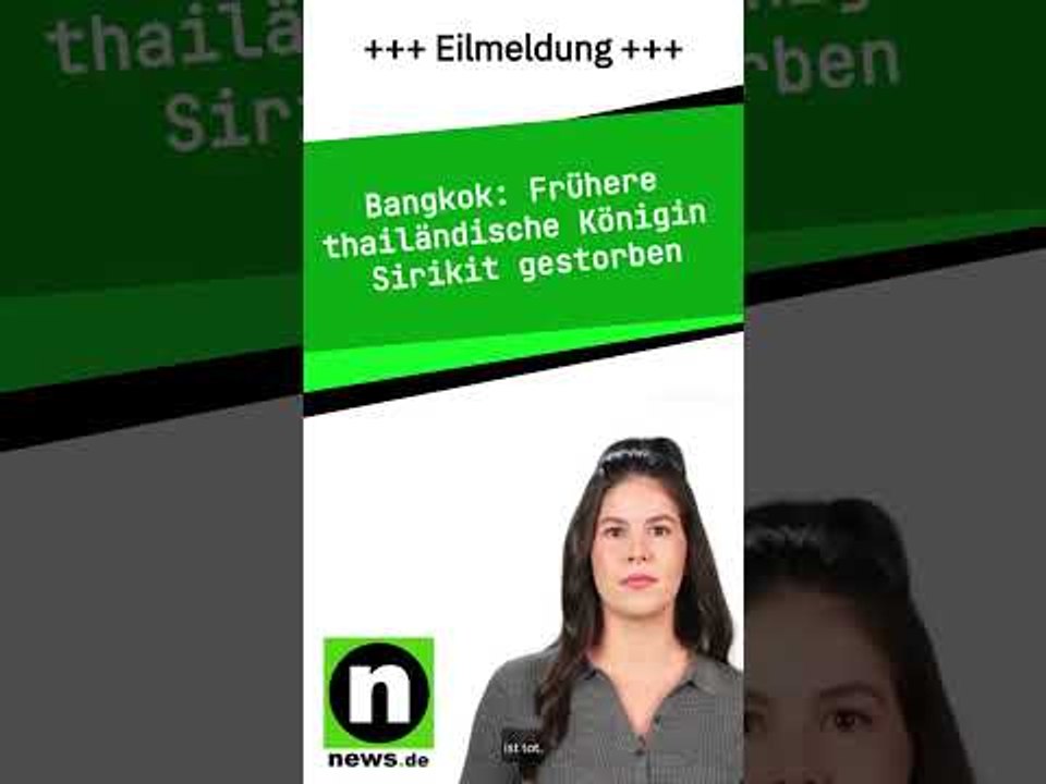 Frühere thailändische Königin Sirikit gestorben