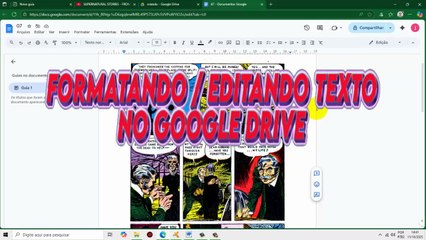 Formatando - Editando Texto Na Web (Google Drive)