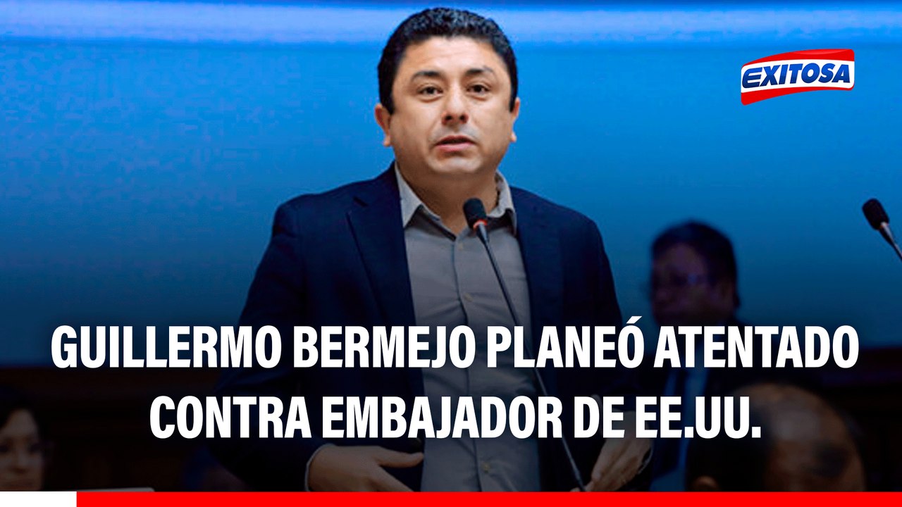 Guillermo Bermejo planeó ATENTADO contra la casa del embajador de EE.UU., señala exjefe DIRCOTE