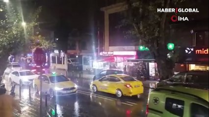 İstanbul'da beklenen sağanak yağış başladı