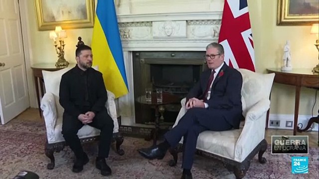 Zelenski se reúne con aliados en Londres; Starmer urge a usar activos rusos congelados