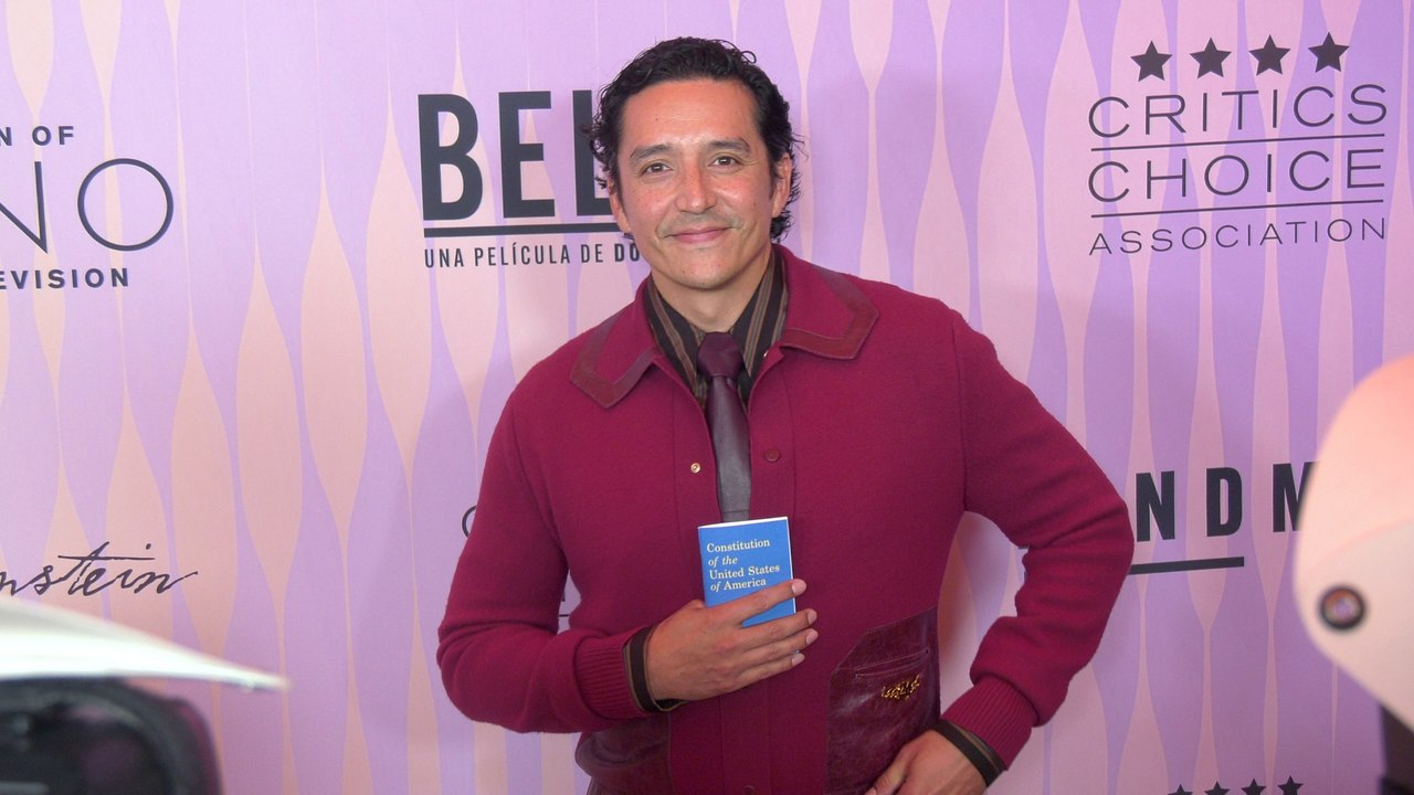 Gabriel Luna attends the "5th Annual Celebration of Latino Cinema & Television" purple carpet