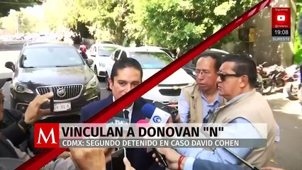 En CdMx, vinculan a proceso a Donovan 'N' por el homicidio del abogado David Cohen