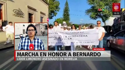 La magistrada encabeza la marcha por Bernardo Bravo, donde exigen justicia