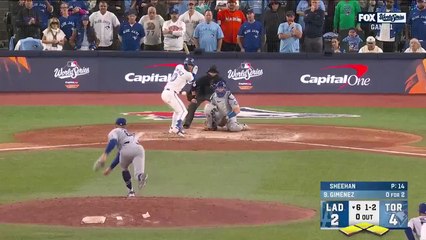 Hit productor de Andrés Giménez en el Juego 1 de la Serie Mundial