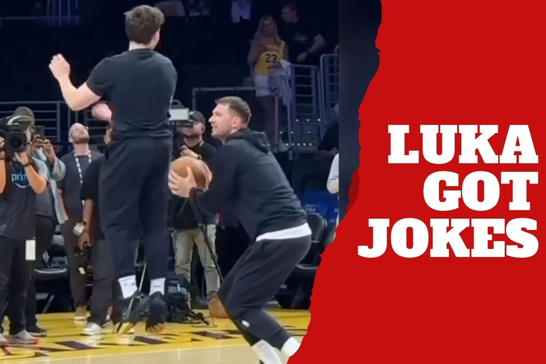 Luka Doncic makes a Los Angeles Lakers trainer look silly with his magic