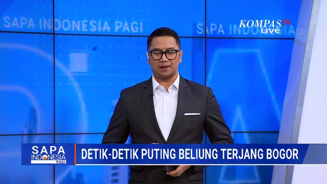 Ngeri! Detik-Detik Puting Beliung Terjang Bojonggede Bogor, Atap Rumah Warga Terbang | SAPA PAGI