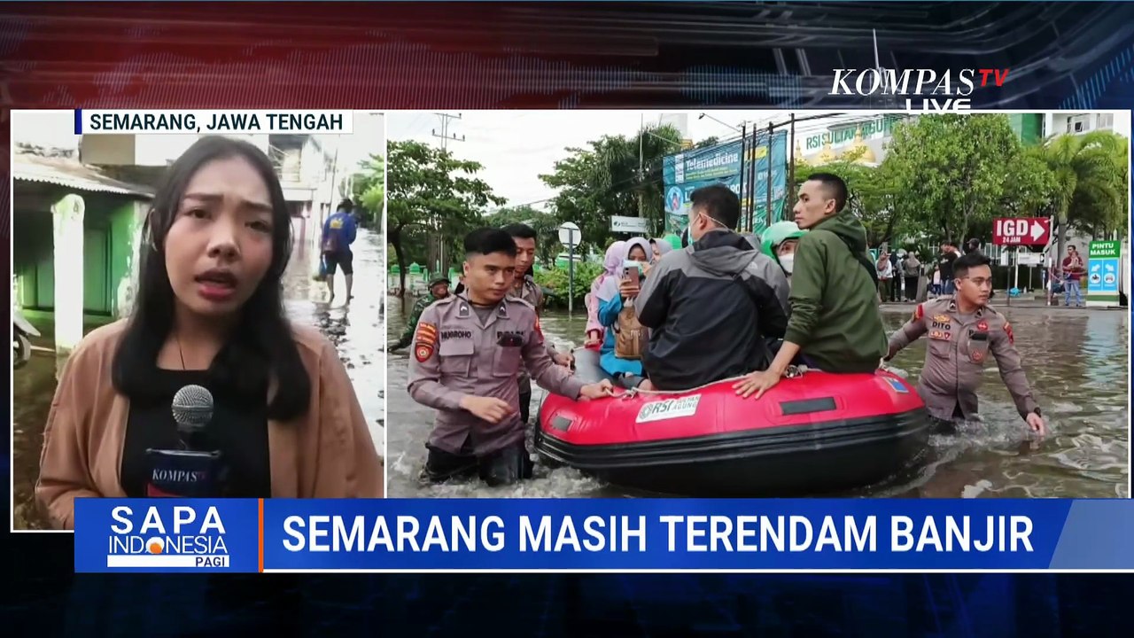 Terbaru! Penampakan Banjir Rendam Jalur Pantura Semarang-Demak, Truk Masih Bisa Melintas? |SAPA PAGI