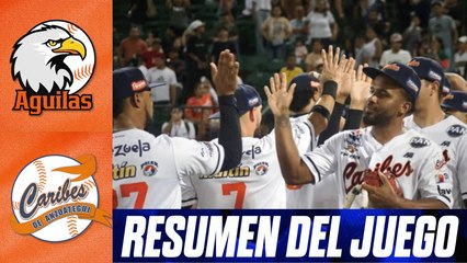 Resumen del juego Águilas del Zulia vs Caribes de Anzoátegui | 24 de octubre de 2025.