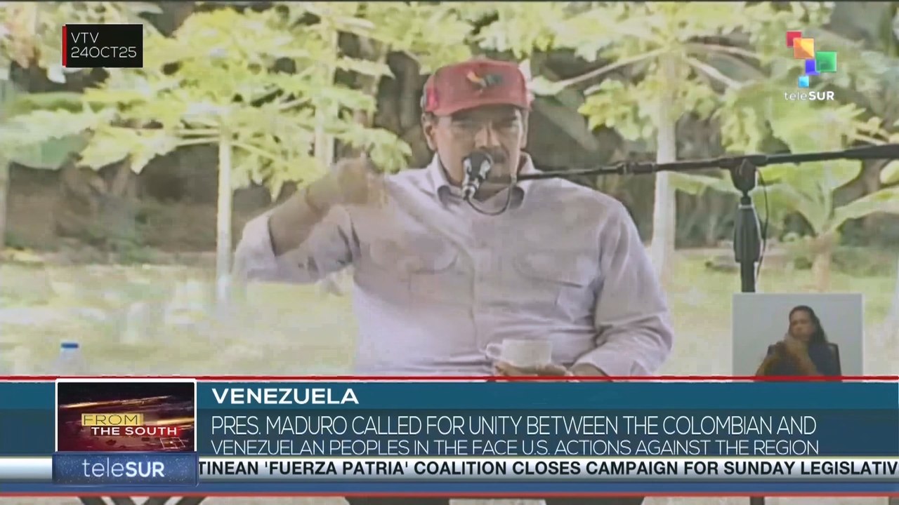 VENEZUELA l Pres. Maduro called for unity between the Colombian and Venezuelan peoples