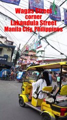 Wagas Street corner Lakandula Street in Tondo, Manila City, Philippines
