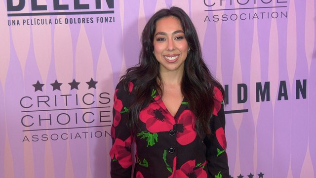 Carolina Moreno attends the 5th Annual Celebration of Latino Cinema & Television purple carpet
