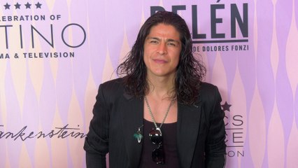 Cristo Fernandez attends the "5th Annual Celebration of Latino Cinema & Television" purple carpet
