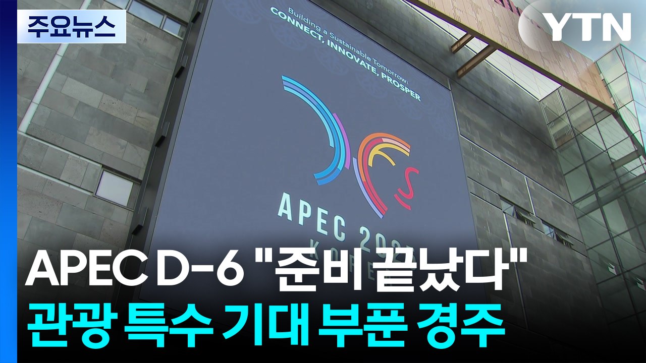 APEC D-6 "준비는 끝났다"...관광 특수 기대 부푼 경주 / YTN