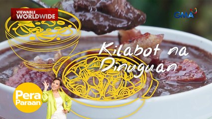 Dinuguan with lechon toppings?! | Pera Paraan