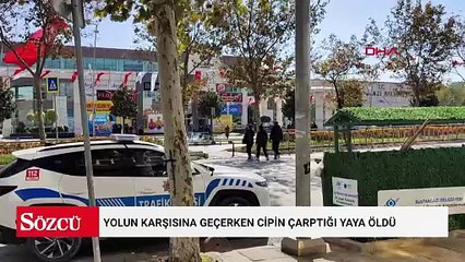 Sultangazi'de yolun karşısına geçerken cipin çarptığı yaya öldü