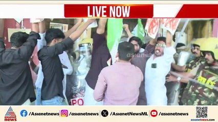 പിഎംശ്രീ പദ്ധതിയിൽ ഒപ്പിട്ടതിൽ പ്രതിഷേധിച്ച്  കാസർകോട് AEO ഓഫീസിലേക്ക് MSF മാർച്ച്