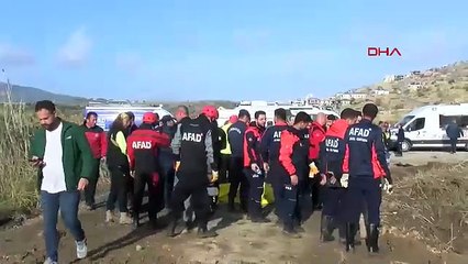 Foça’da selde kaybolan kişinin cesedi arama çalışmalarının 3'üncü gününde bulundu