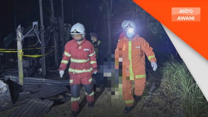 Warga emas ditemukan rentung