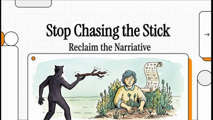 Stop Chasing the Stick. Reclaim the Narrative!