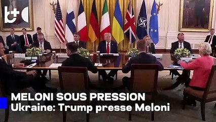 Trump et Rutte pressent Meloni pour armer l'Ukraine