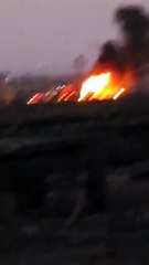 Viranşehir’de Mandalina Yüklü Tır Alev Alev Yandı