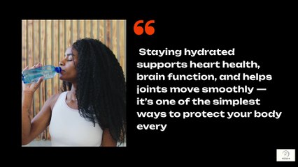 💧 Hydration Secrets After 60 How Much Water Do You Really Need