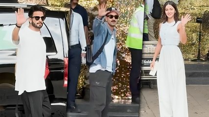 Ranveer-Deepika, Ranbir-Alia, Janhvi Kapoor & Ananya Panday Jet Off In Style From Kalina Airport