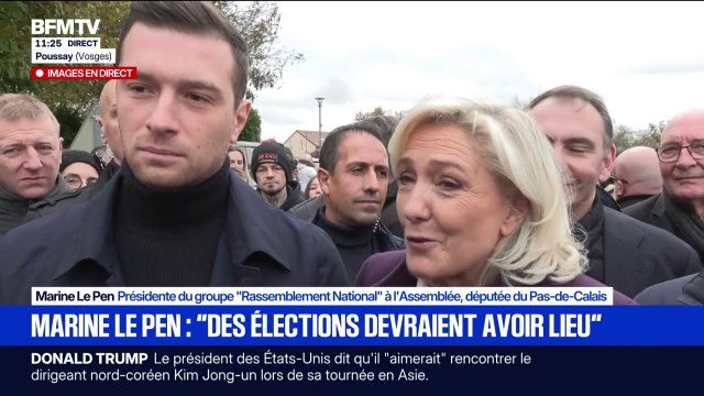 Marine Le Pen (RN): Le PS et les LR feront tout, y compris se renier 100 fois, pour ne pas qu'il y ait de dissolution
