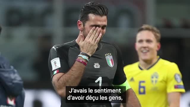 Italie - Buffon : Une génération d'enfants n'a jamais vu l'Italie à la Coupe du monde