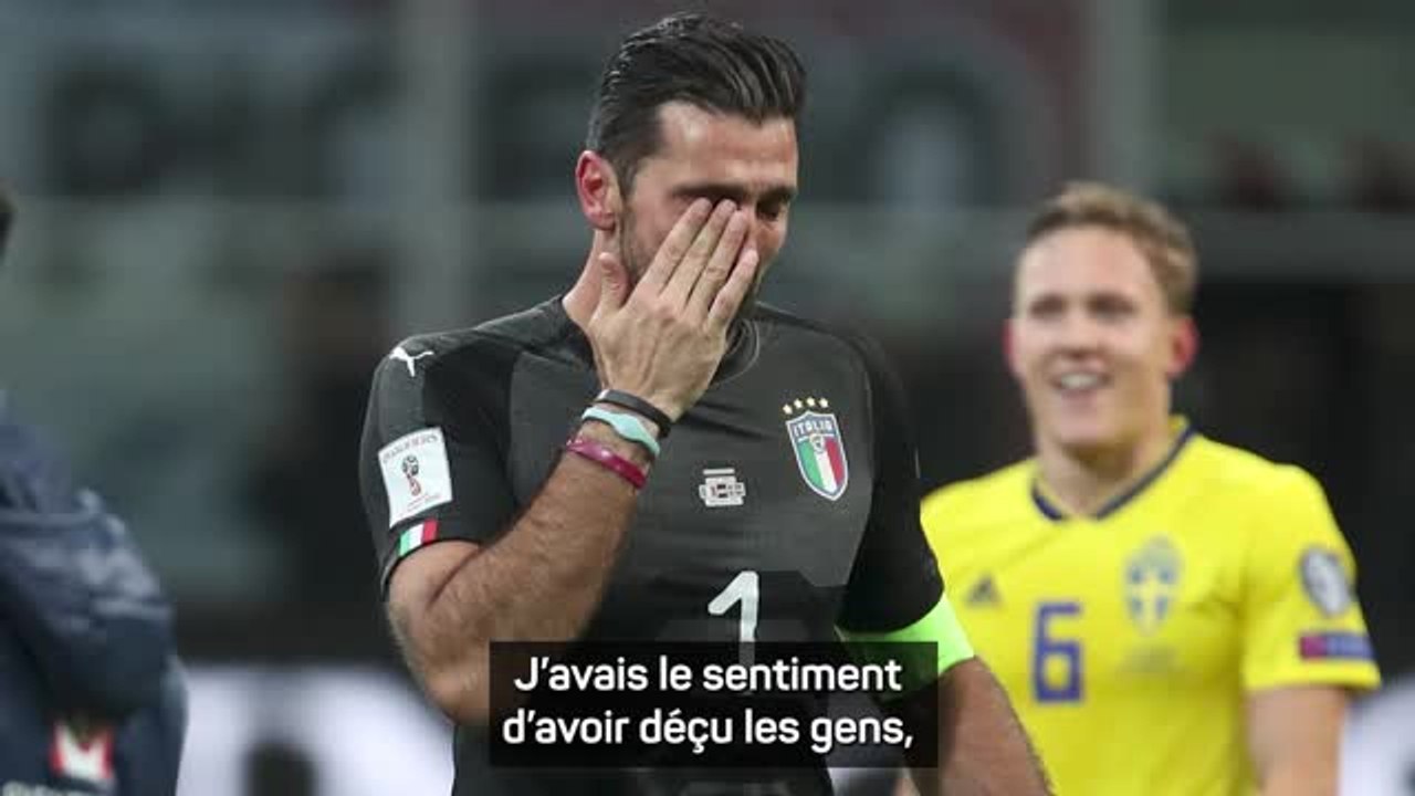 Italie - Buffon : "Une génération d'enfants n'a jamais vu l'Italie à la Coupe du monde"
