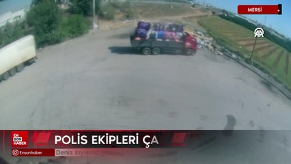 Mersin'de deniz kıyısına giysi ve tekstil atıklarını atan firma tespit edildi