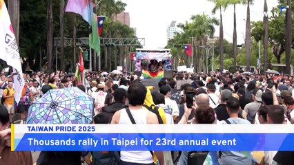 Thousands March in Taipei for 2025 Taiwan Pride