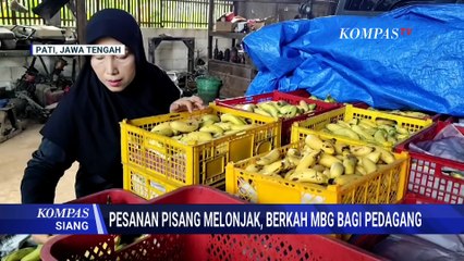 Berkah di Balik Program MBG: Ibu-Ibu Dapat Penghasilan, Omzet Pedagang Pisang Meroket!