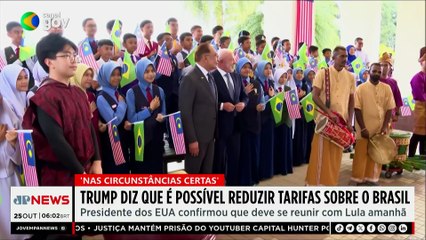 Trump sinaliza para possibilidade de reduzir tarifas sobre Brasil