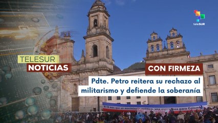 Presidente Gustavo Petro rechaza la política injerencista de Donald Trump