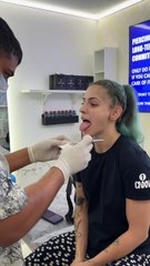 A New Way to Talk: Tongue Piercing Perfection #tonguepiercing #lippiercing #bellybuttonpiercing