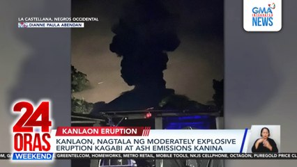 15 barangay sa Negros Occidental nabalot ng abo ng Kanlaon, alert level 3 binabantayan | 24 Oras Weekend