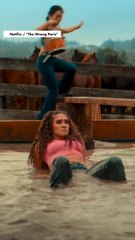 Madison Pettis Says Miranda Cosgrove Was "Braver" About Filming 'The Wrong Paris' Mud Fight