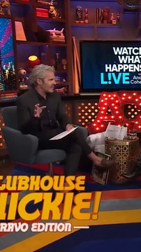 Andy Cohen Asks Evan Ross If He Ever Dated Scheana Shay In Front Of Wife Ashlee Simpson-Ross