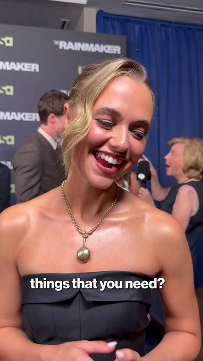 PJ Byrne Hilariously Crashes Madison Iseman's 'The Rainmaker' Red Carpet Interview
