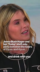 Jenna Bush Hager & Her 'Today' Staff Only Party Between The Hours of 2 P.M. To 4 P.M.